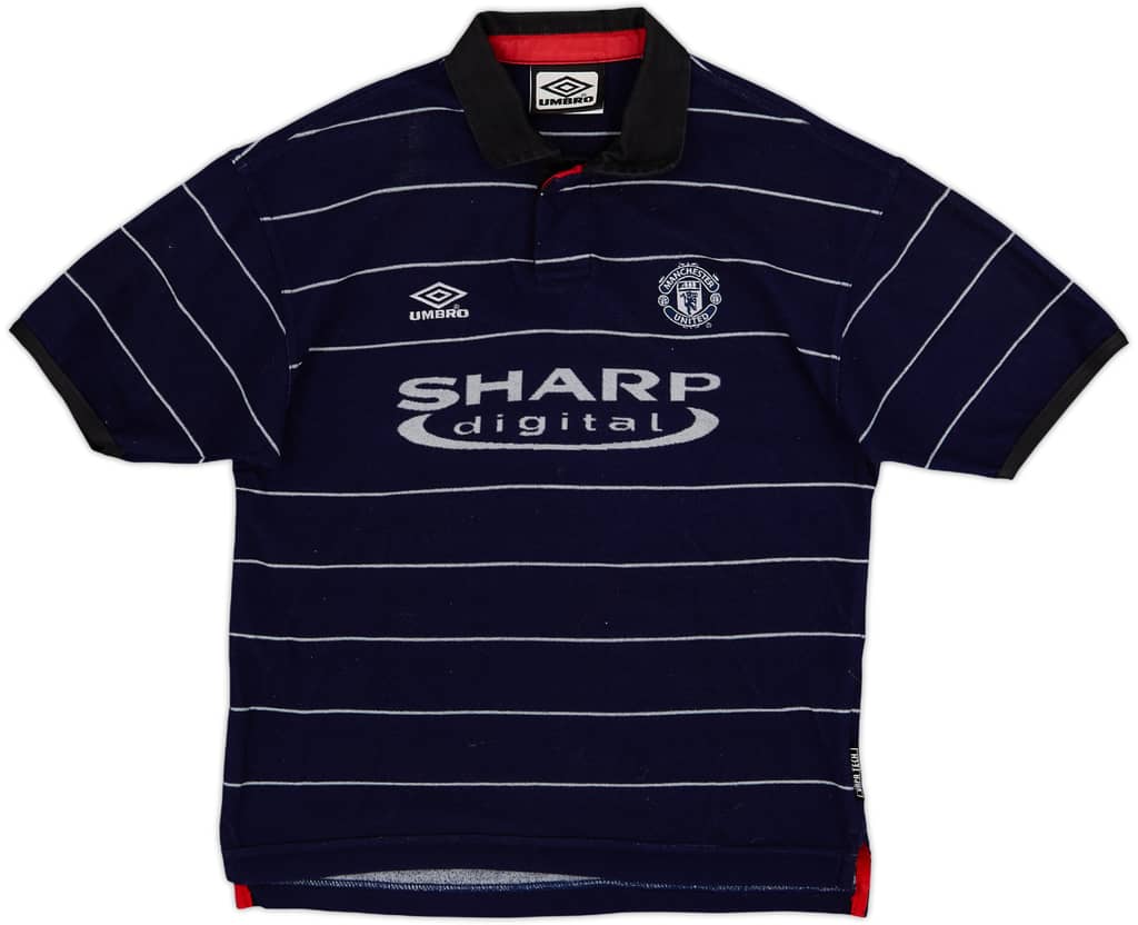 1999-00 Manchester United Away Shirt - 8/10 - (M.Boys)