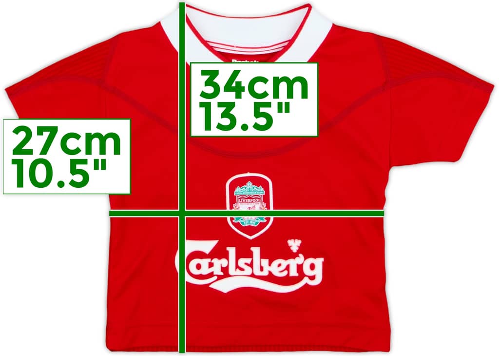 2002-04 Liverpool Home Shirt - 10/10 - (9-12 Months)