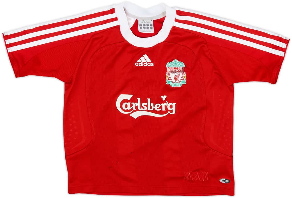 2008-10 Liverpool Home Shirt - 6/10 - (5-6 Years)