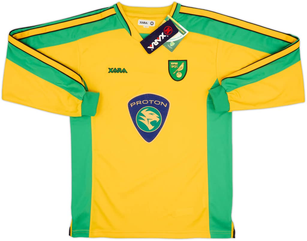 2003-05 Norwich Home L/S Shirt (S)