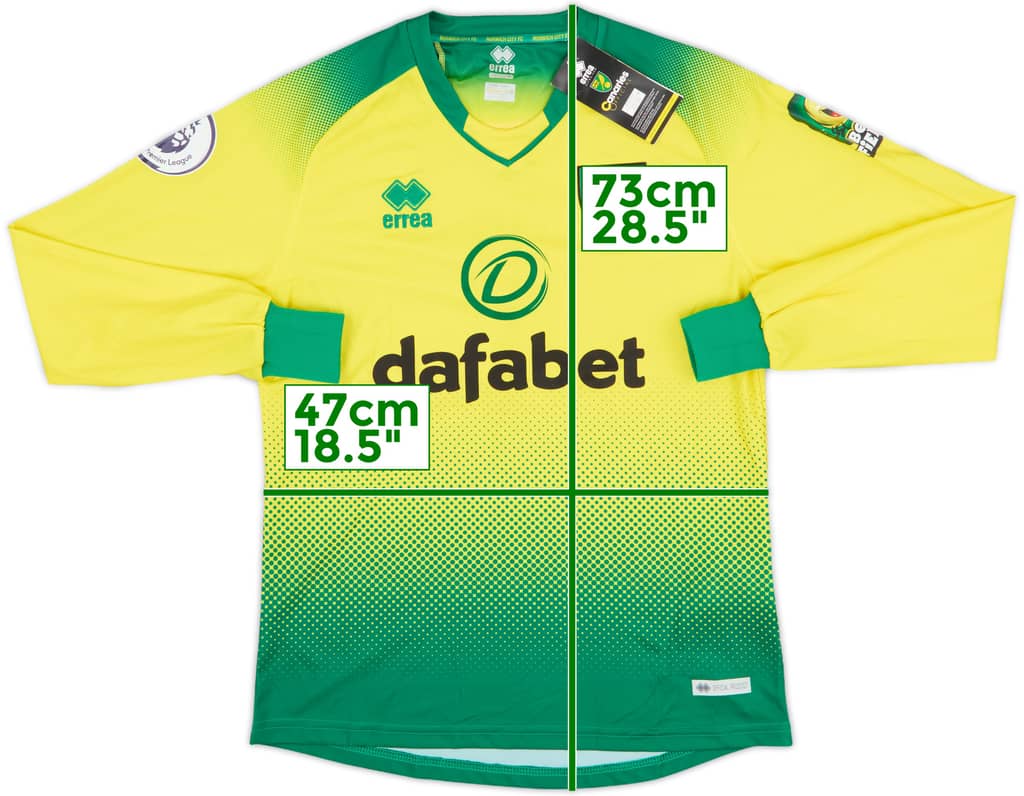2019-20 Norwich Home L/S Shirt (S)