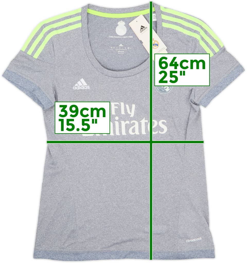 2015-16 Real Madrid Away Shirt (Women's S)