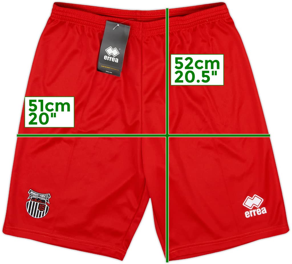 2018-19 Grimsby Town Errea Training Shorts (M)