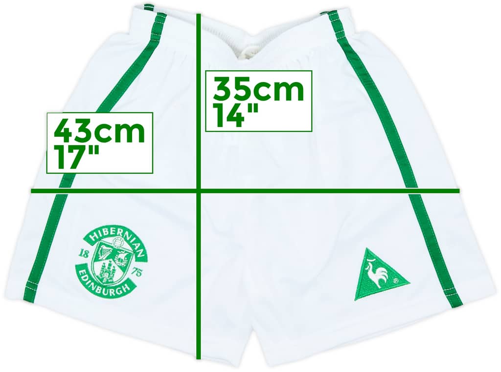 2002-03 Hibernian Home Shorts - 8/10 - (M.Boys)