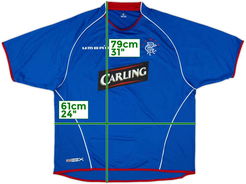 2005-06 Rangers Home Shirt (XL)