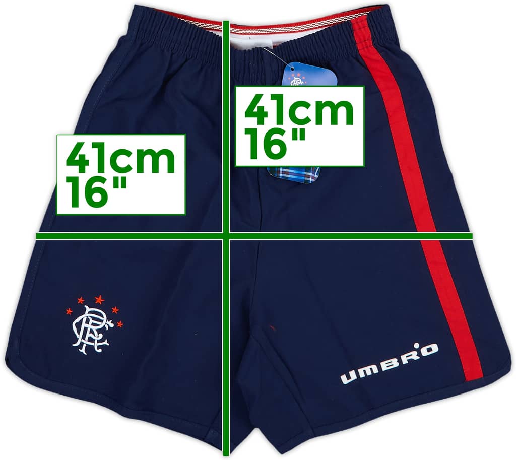 2005-06 Rangers Away Shorts (7-8 years)