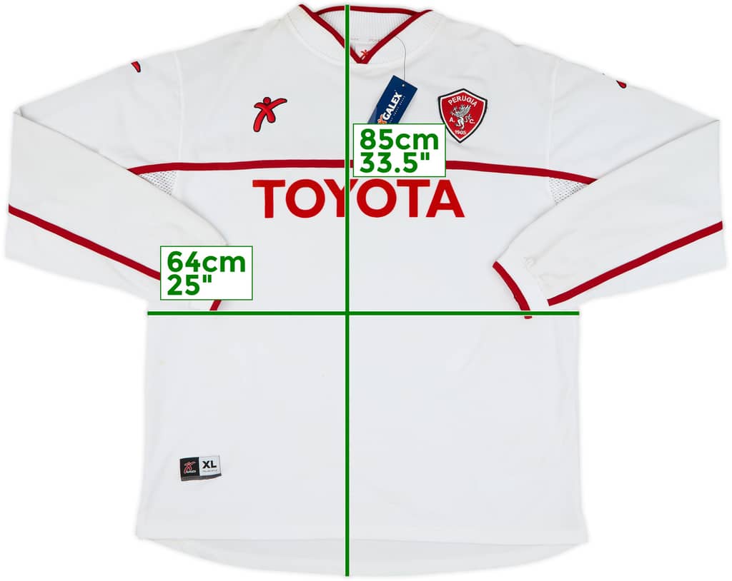 2003-04 Perugia Away L/S Shirt (XL)