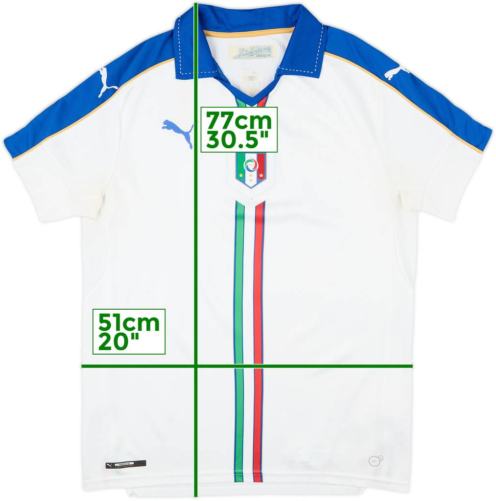 2016-17 Italy Away Shirt - 8/10 - (M)