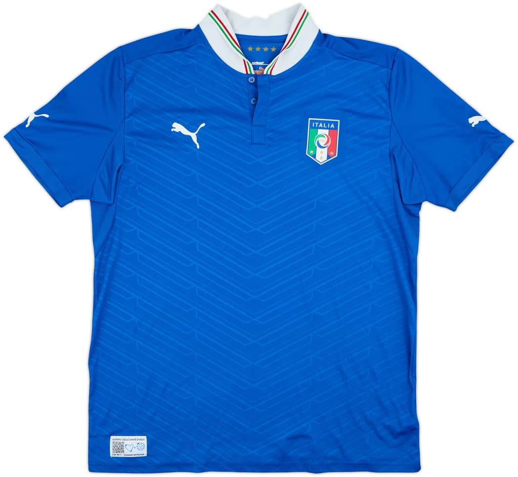2012-13 Italy Home Shirt - 8/10 - (XL)