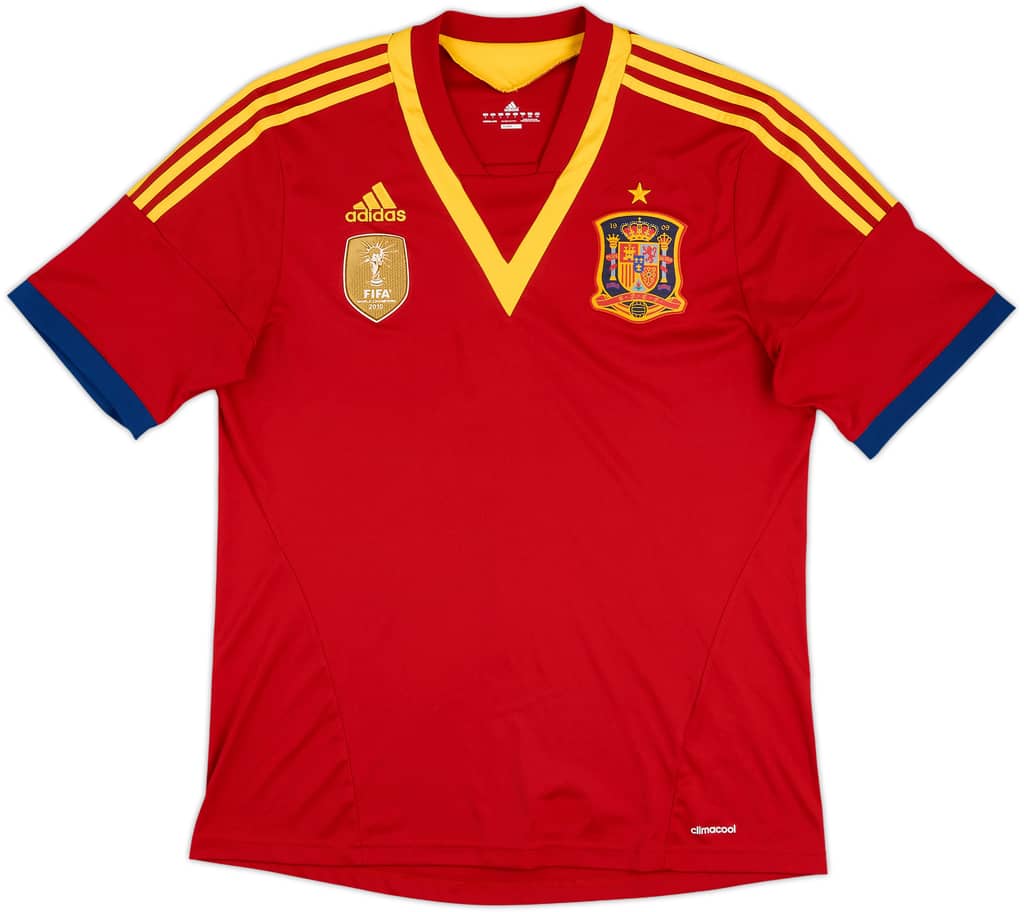 2013 Spain Confederation Cup Home Shirt - 8/10 - (L)