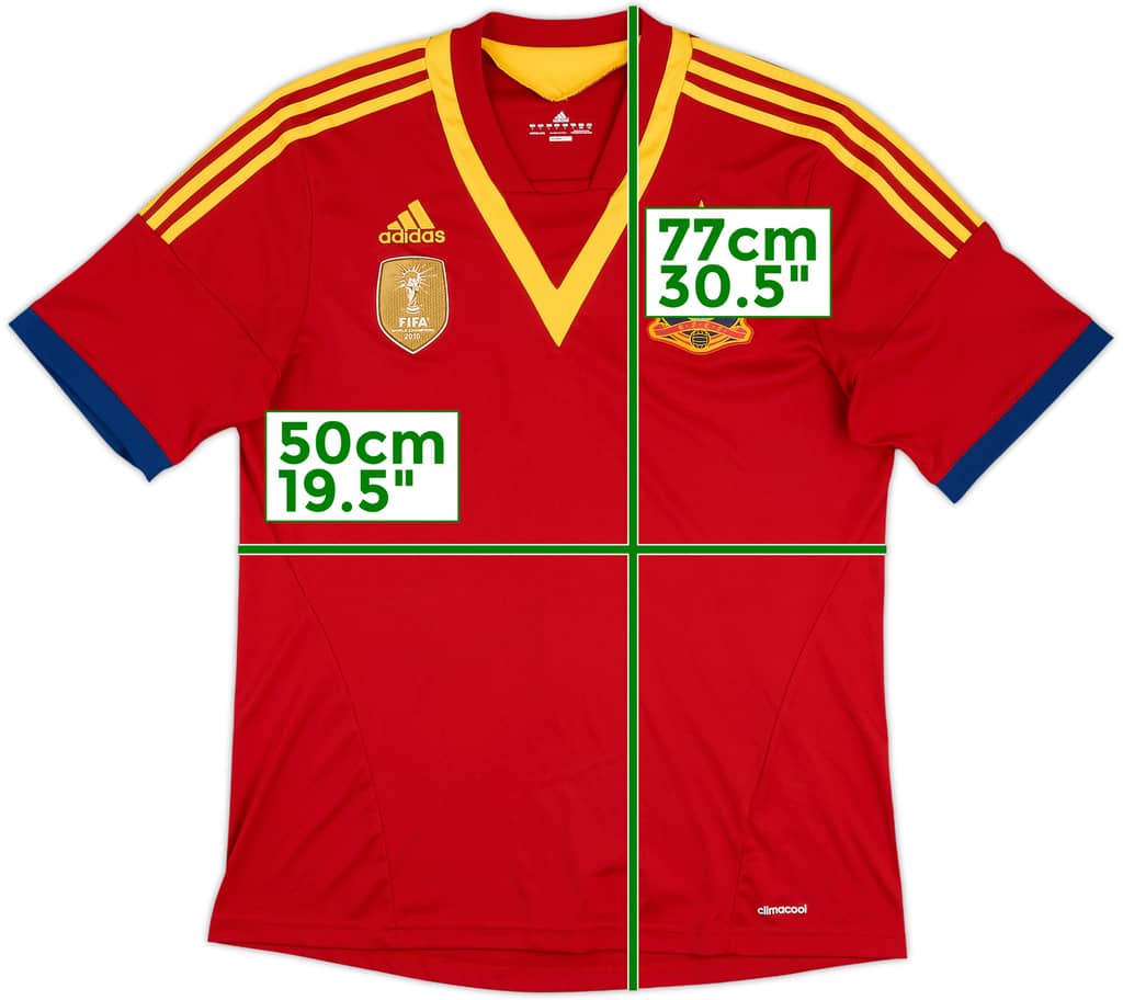 2013 Spain Confederation Cup Home Shirt - 8/10 - (L)