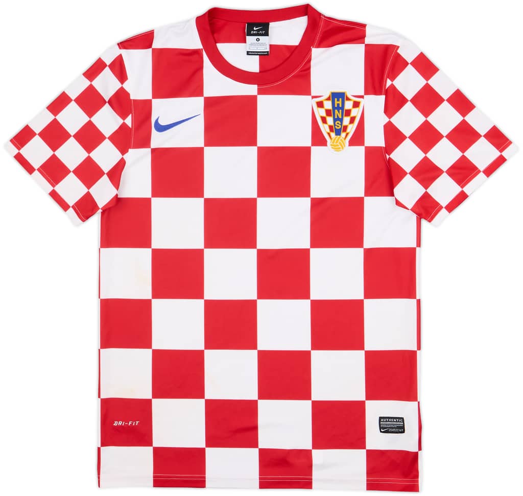 2012-14 Croatia Basic Home Shirt - 8/10 - (S)
