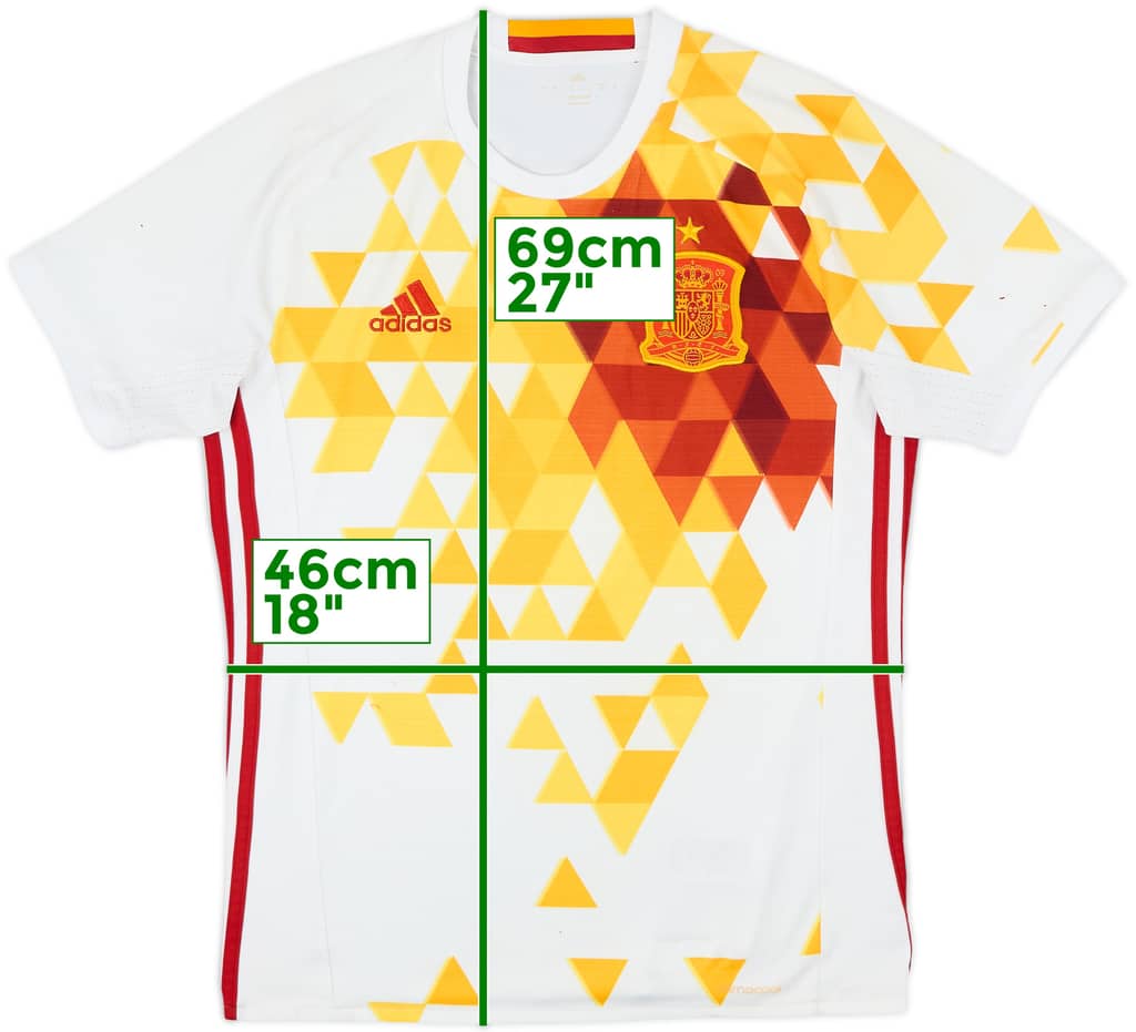 2016-17 Spain Away Shirt - 8/10 - (S)