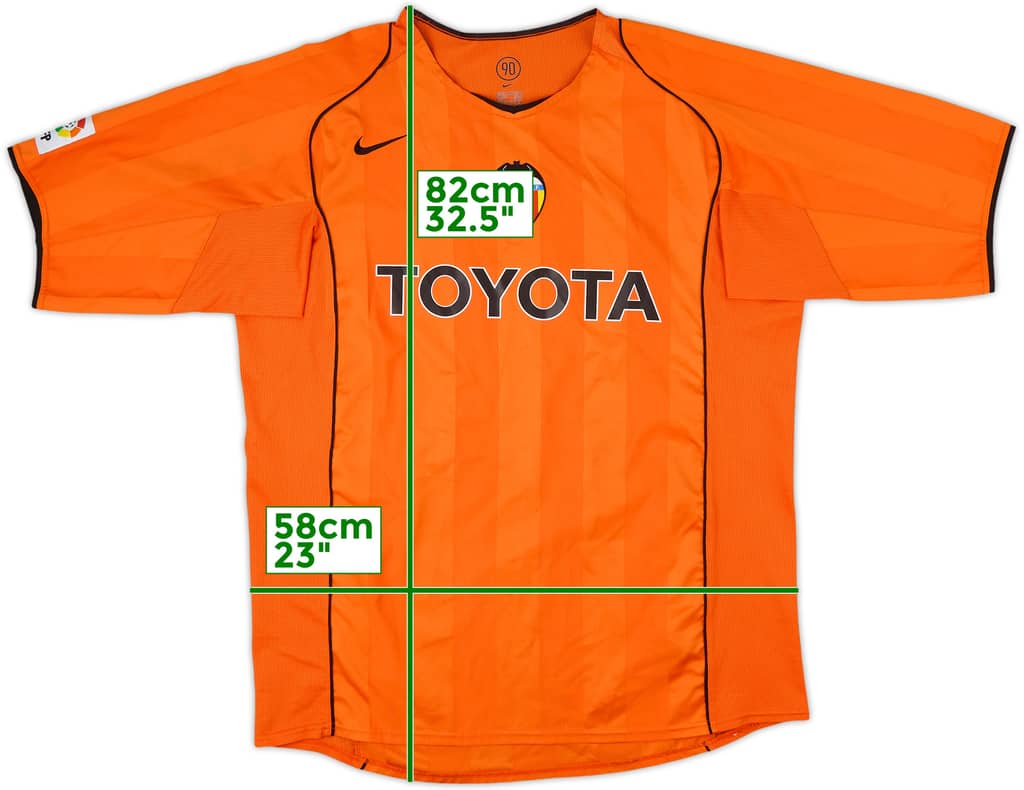 2004-05 Valencia Away Shirt - 8/10 - (XL)