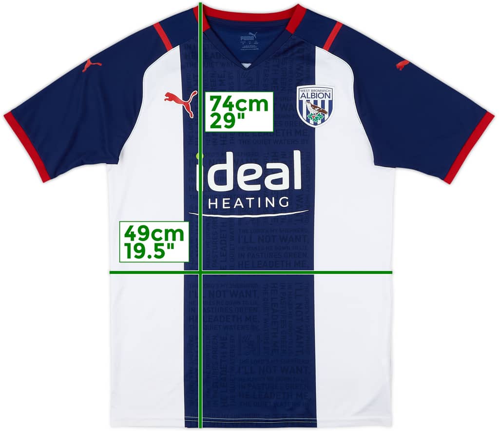 2021-22 West Brom Home Shirt - 10/10 - (M)