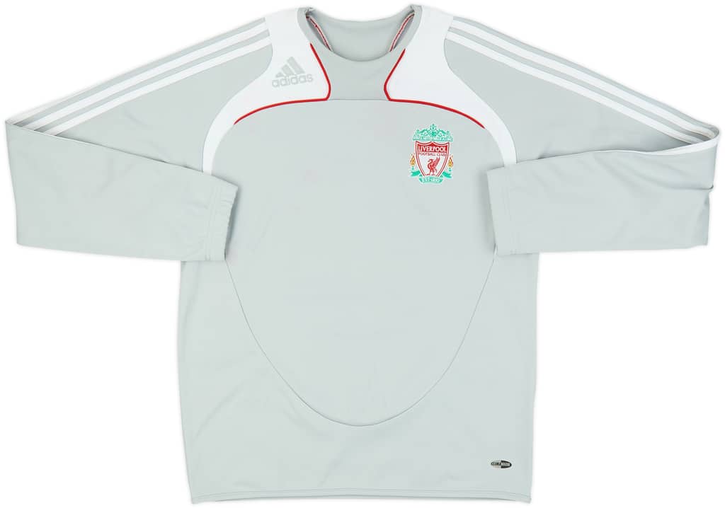 2008-09 Liverpool adidas Sweat Top - 6/10 - (S)