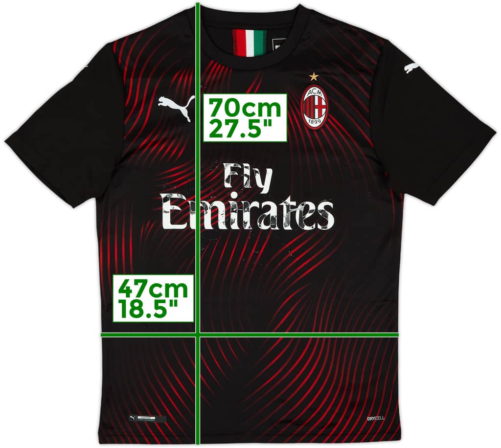 2019-20 AC Milan Third Shirt - 4/10 - (S)