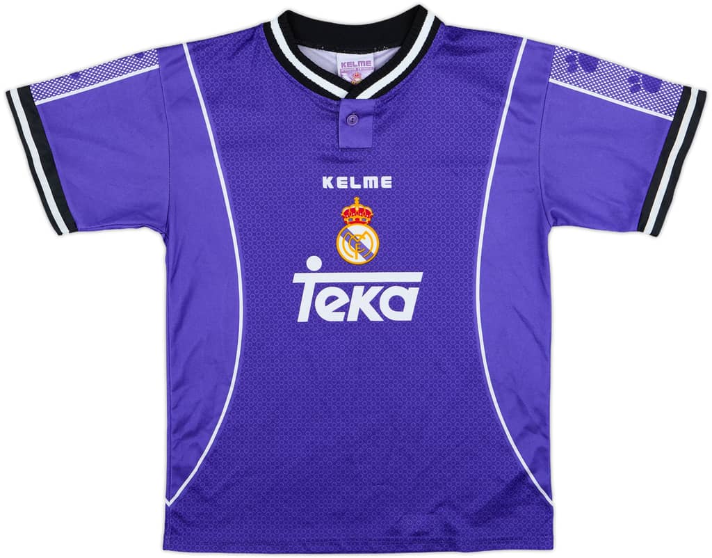 1997-98 Real Madrid Away Shirt - 9/10 - (L.Boys)
