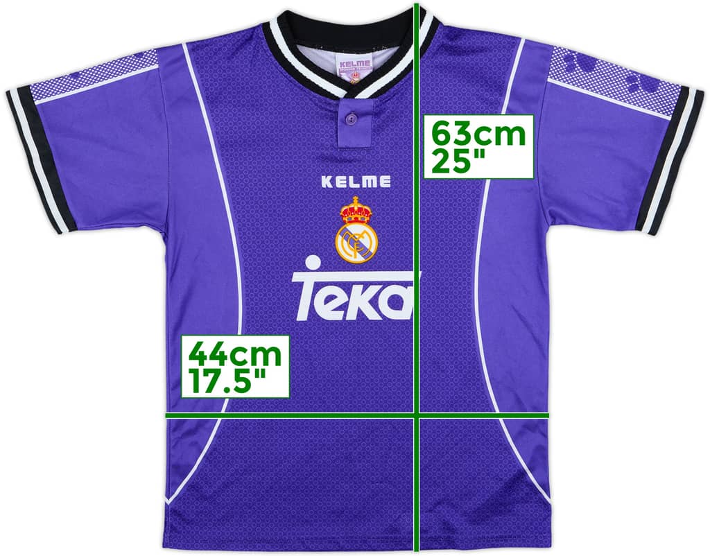 1997-98 Real Madrid Away Shirt - 9/10 - (L.Boys)