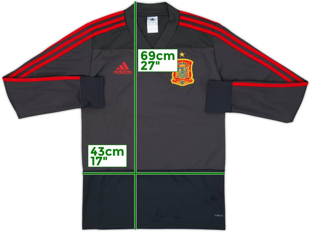 2017-18 Spain adidas Drill Top - 8/10 - (XS)