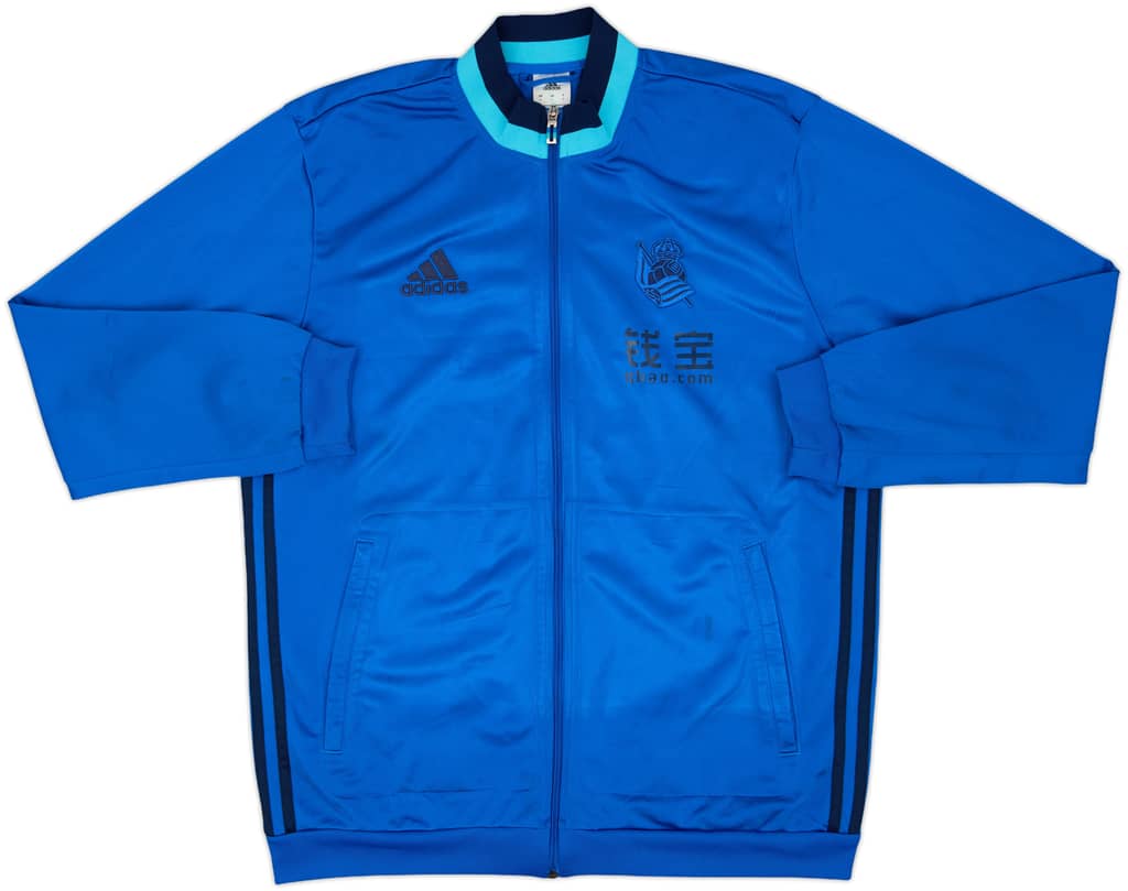 2015-16 Real Sociedad adidas Track Jacket - 8/10 - (L)