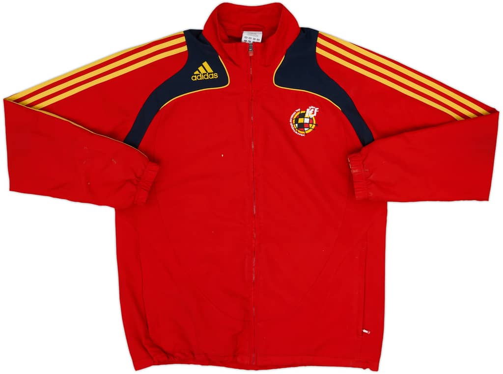 2008-09 Spain adidas Track Jacket - 8/10 - (M/L)