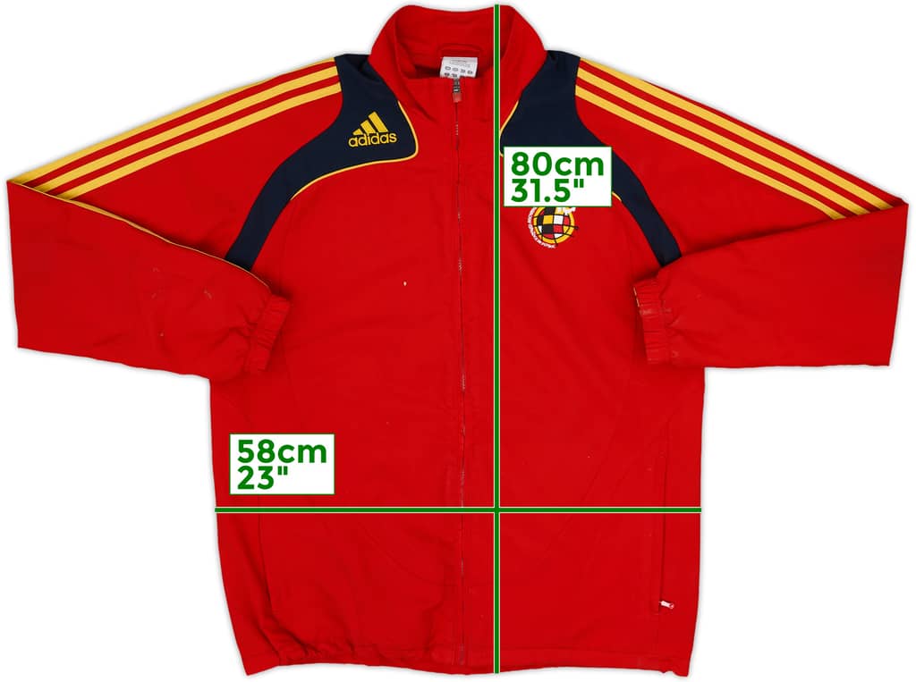 2008-09 Spain adidas Track Jacket - 8/10 - (M/L)