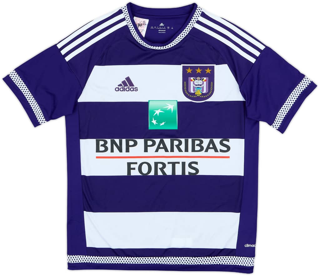 2015-16 Anderlecht Home Shirt - 7/10 - (L.Boys)