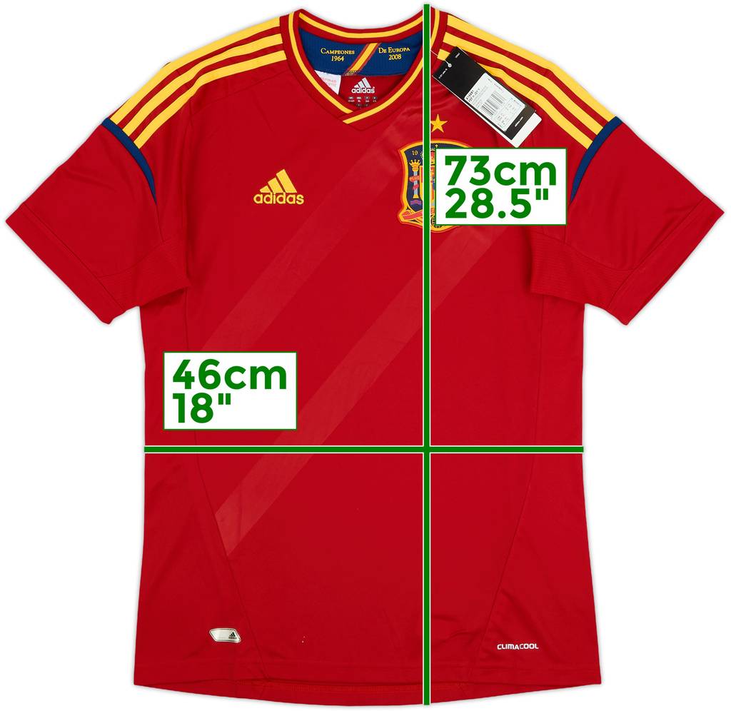 2011-12 Spain Home Shirt (XL.Boys)
