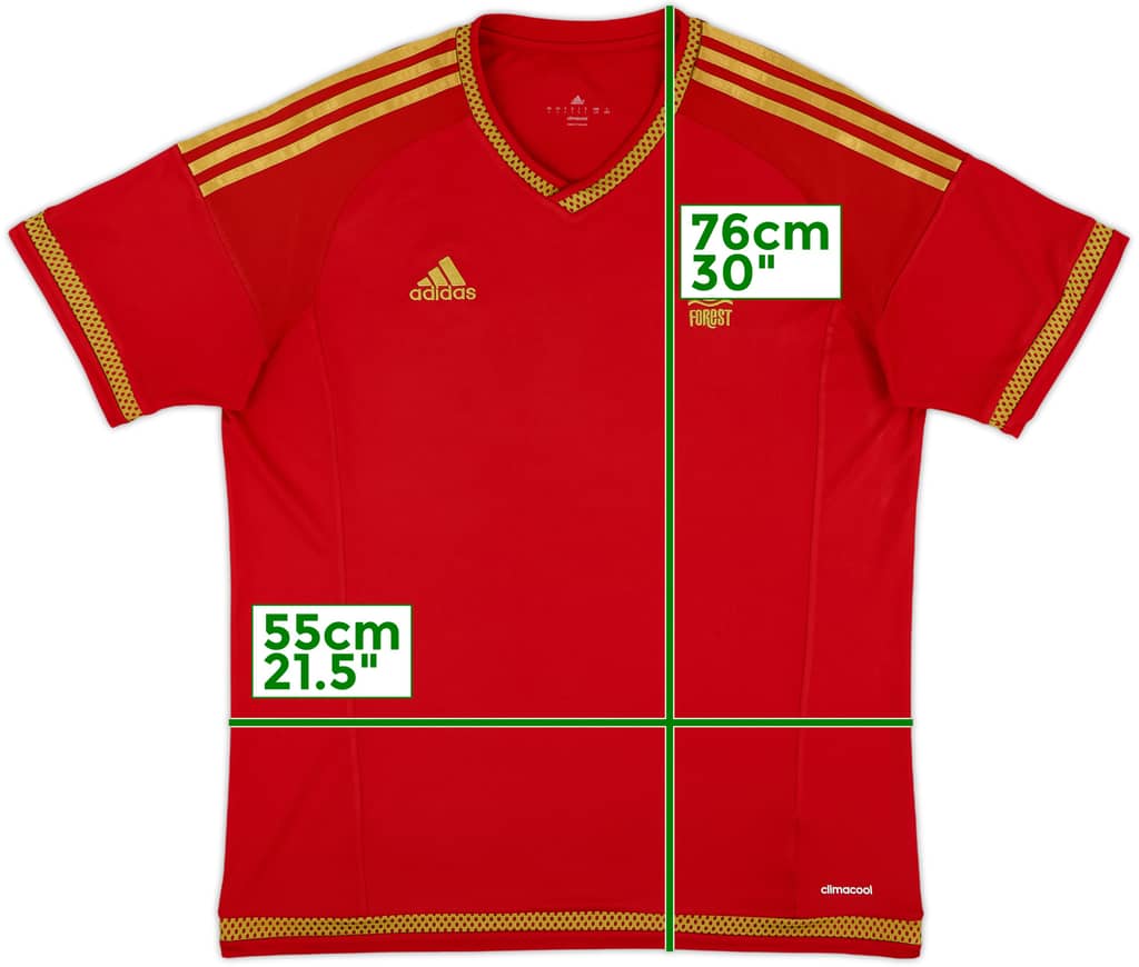 2015-16 Nottingham Forest Home Shirt - 8/10 - (L)