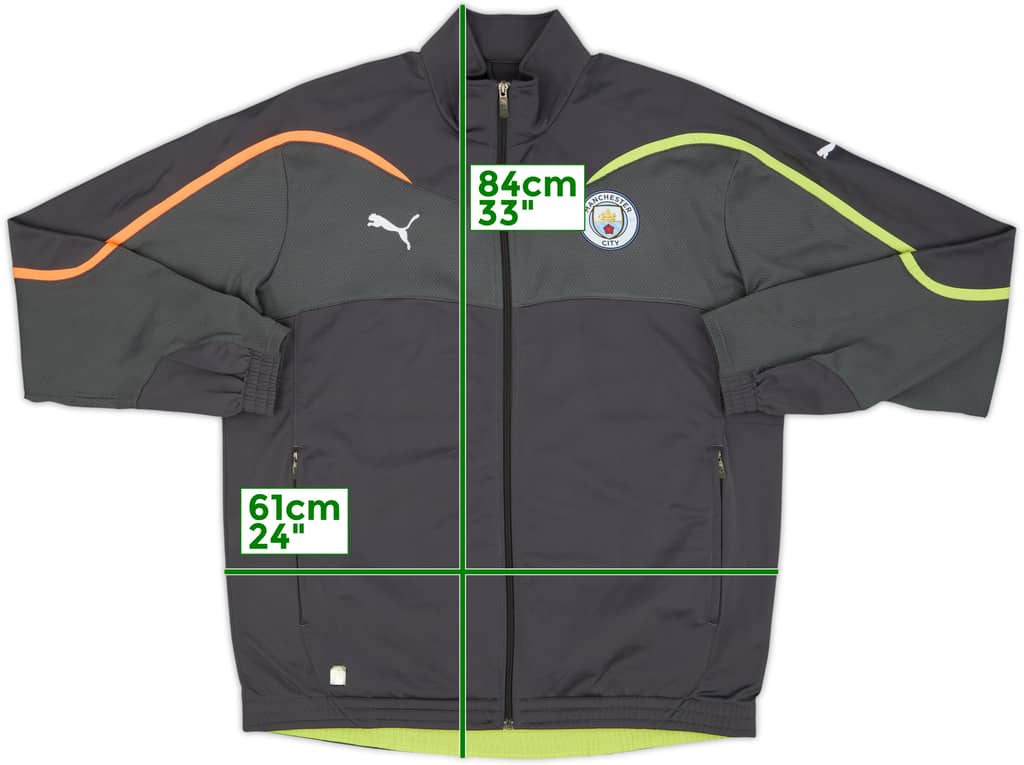 2010-11 Puma Template Track Jacket (Manchester City) - 8/10 - (XL)