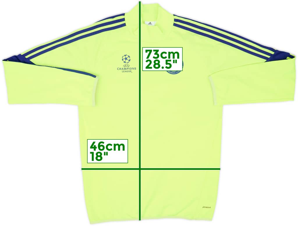 2014-15 Chelsea adidas CL Sweat Top - 7/10 - (S)