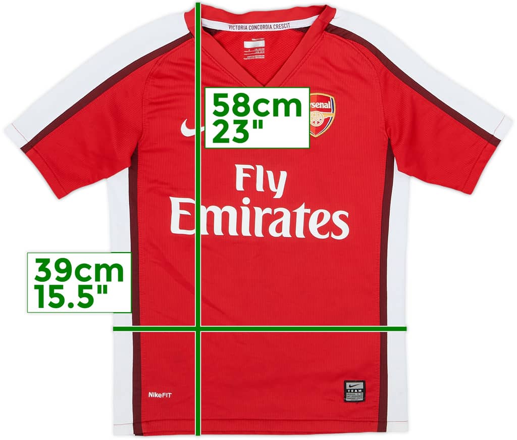 2008-10 Arsenal Home Shirt - 7/10 - (S.Boys)