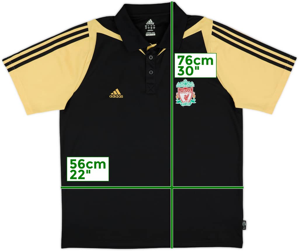 2008-09 Liverpool adidas Polo Shirt - 9/10 - (L)
