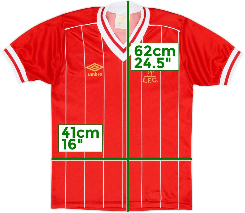 1982-85 Liverpool Home Shirt - 8/10 - (L.Boys)