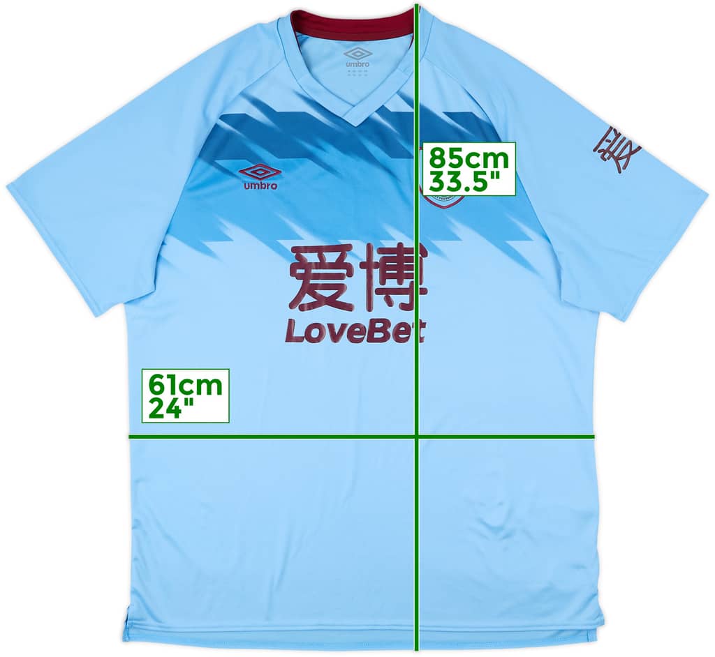 2019-20 Burnley Away Shirt - 8/10 - (XXL)