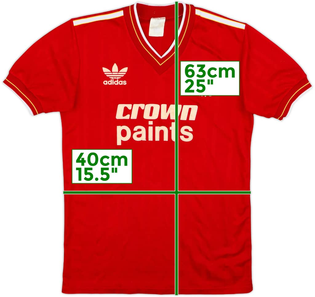 1985-87 Liverpool Home Shirt - 8/10 - (Y)