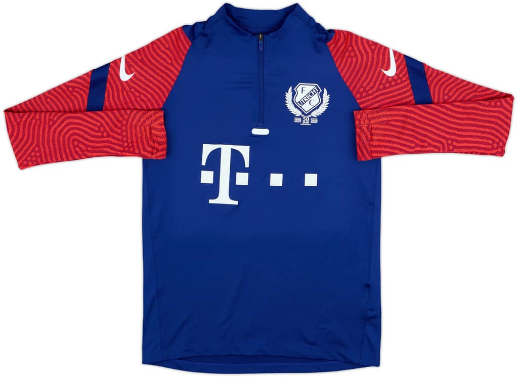 2020-21 Utrecht Nike 1/4 Zip Training Top - 8/10 - (L.Boys)