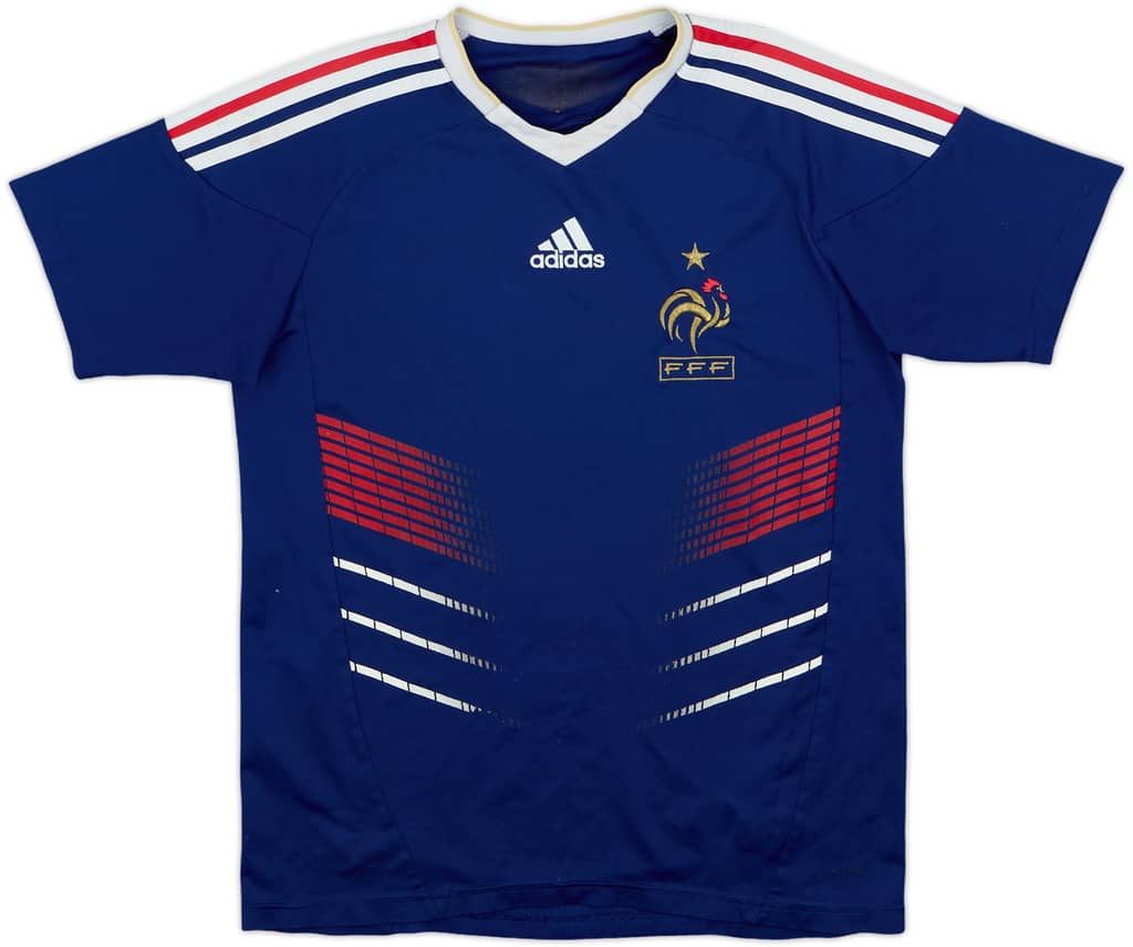 2009-10 France Home Shirt - 7/10 - (XL.Boys)