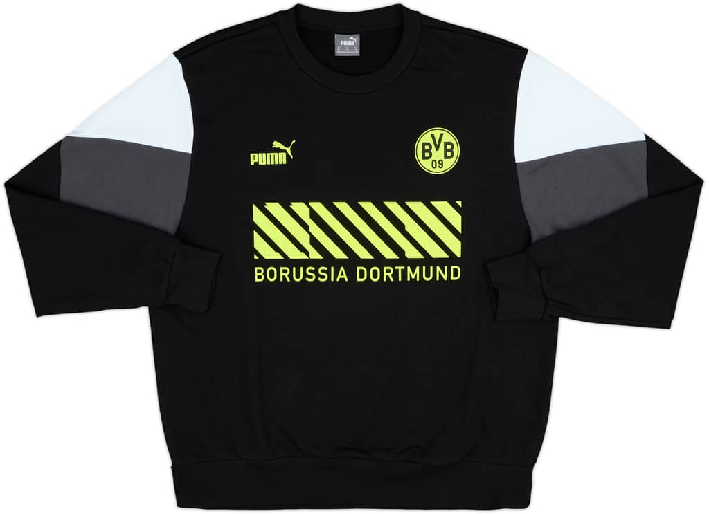 2021-22 Borussia Dortmund Puma Sweat Top - 8/10 - (XL)