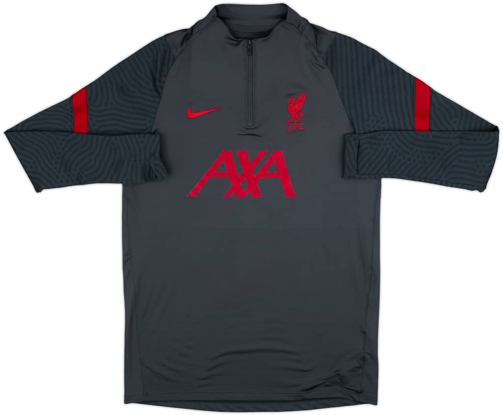 2020-21 Liverpool Nike 1/4 Zip Training Top - 8/10 - (M)