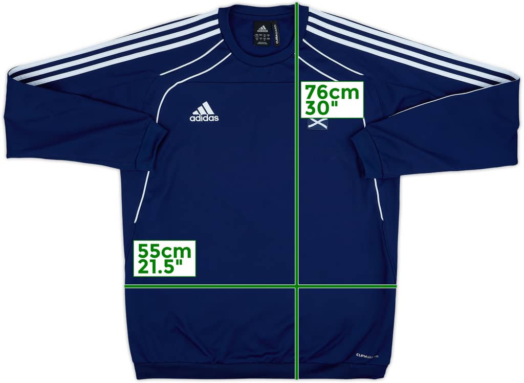 2010-11 Scotland adidas Sweat Top - 8/10 - (L)