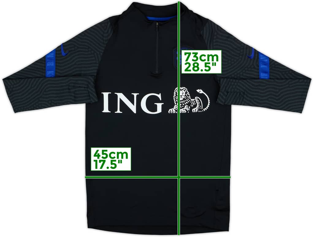 2020-21 Netherlands Nike 1/4 Zip Training Top - 5/10 - (S)