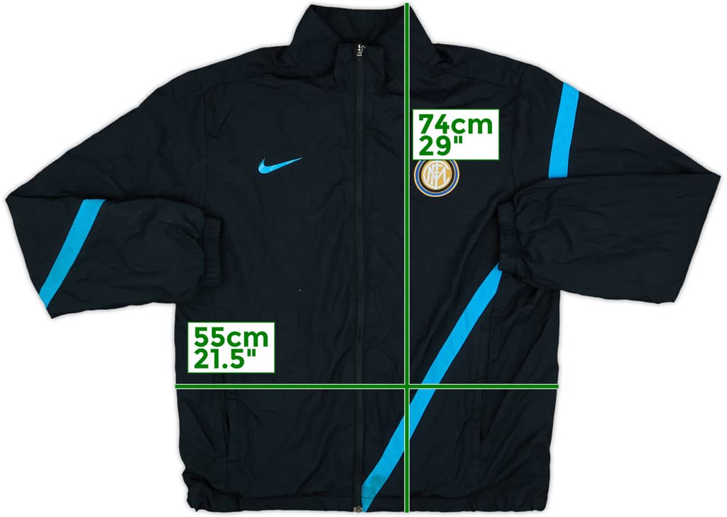 2011-12 Inter Milan Nike Track Jacket - 7/10 - (L)