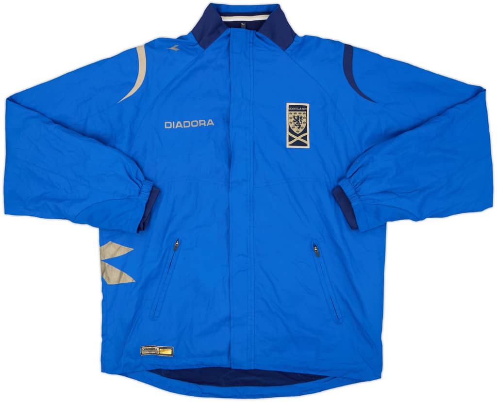 2006-08 Scotland Diadora Track Jacket - 8/10 - (S)