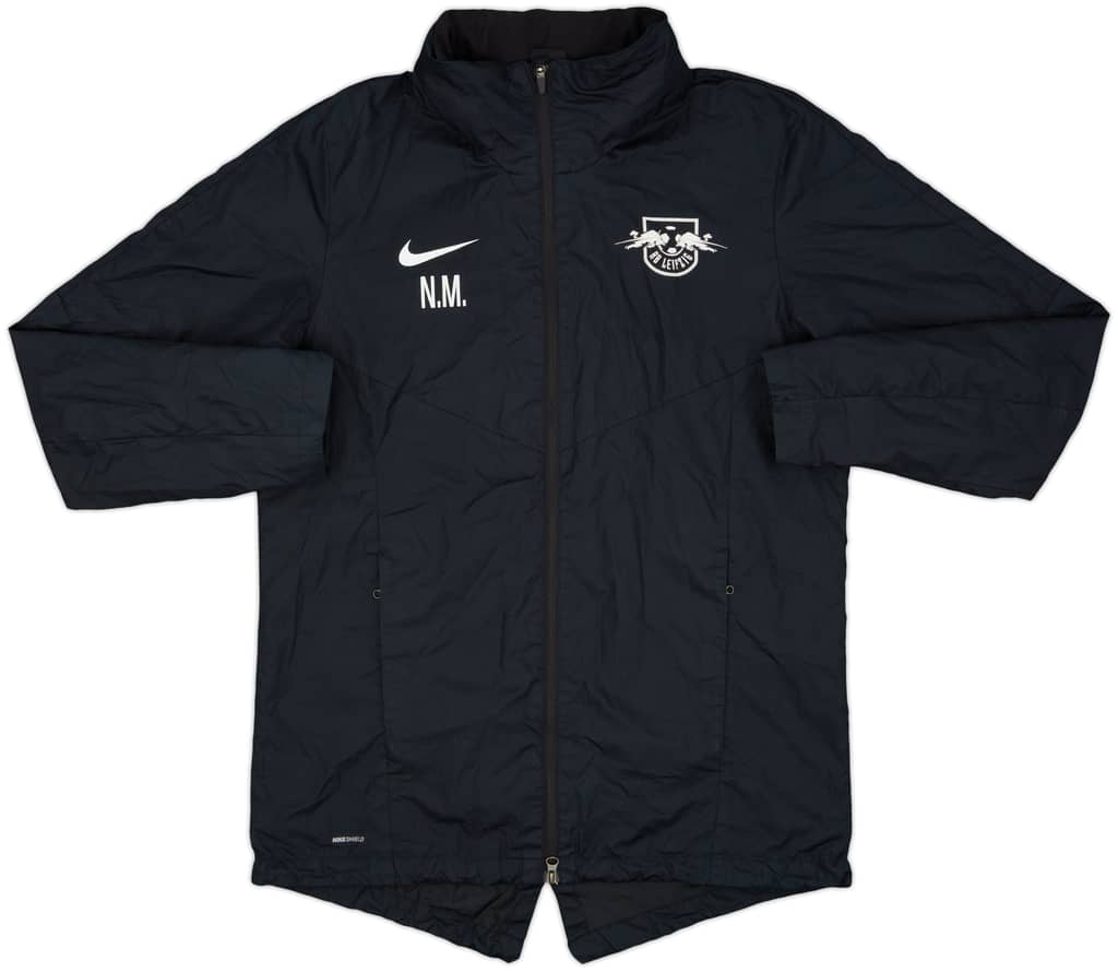 2020-21 RB Leipzig Staff Issue Nike Hooded Rain Jacket N.M. - 8/10 - (L)