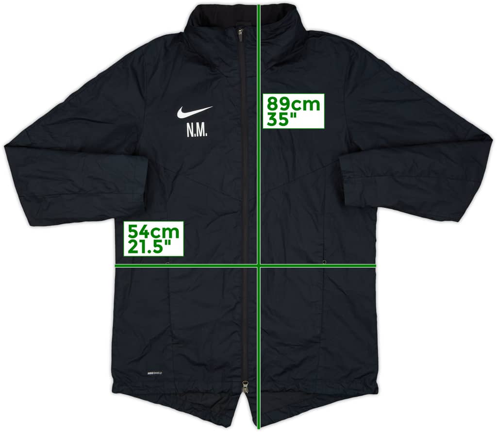 2020-21 RB Leipzig Staff Issue Nike Hooded Rain Jacket N.M. - 8/10 - (L)