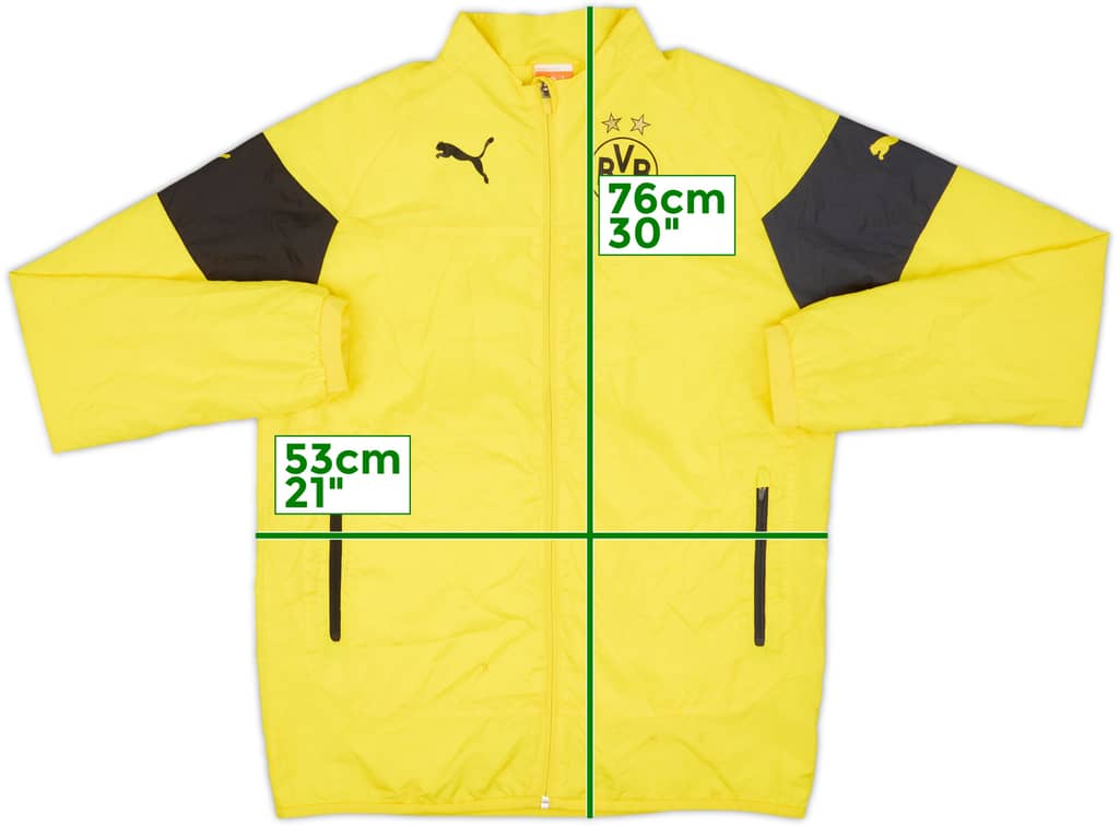 2013-14 Borussia Dortmund Puma Track Jacket - 7/10 - (XL.Boys)