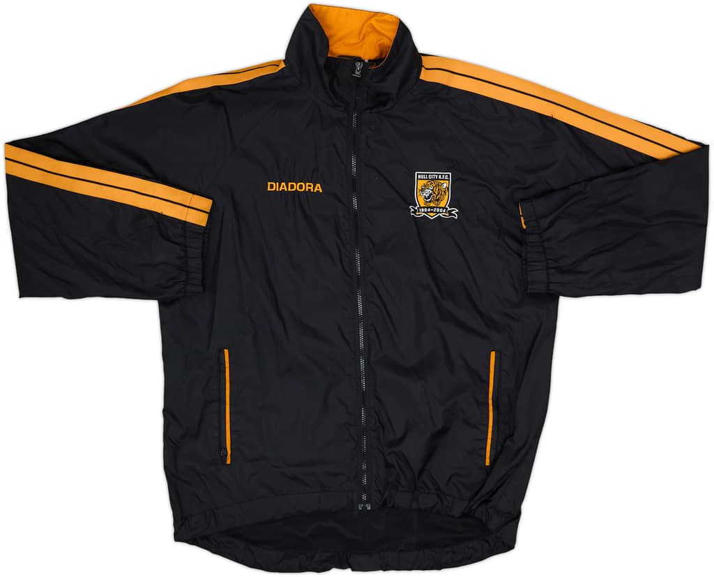 2004-05 Hull City Diadora Padded Bench Coat - 8/10 - (L)