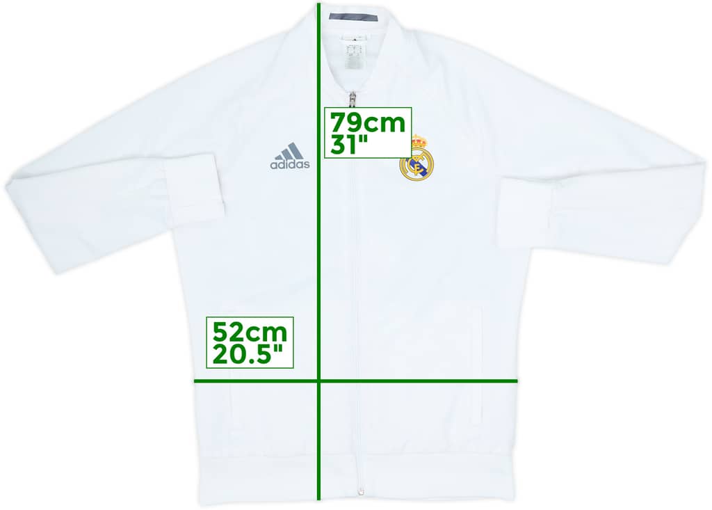 2017-18 Real Madrid adidas Track Jacket - 6/10 - (M)